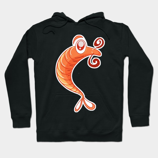 Shrimp Hoodie by MmzArtwork